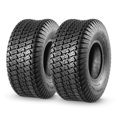 thumbnail image 1 of MaxAuto 2 Pcs 15x600-6 Front Lawn Mower Tire for garden Tractor Riding Mover, 4PR, 1 of 4
