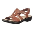 thumbnail image 1 of Liquidation d'Économies d'Été! PEZHADA Sandales pour Femmes, Sandales à Semelle Compensée pour Femmes, Sandales Mode pour Dames à Talon Compensé Confortables à Bout Rond avec Boucle Sandales Décontractées Chaussures Brun, 1 of 6