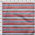 thumbnail image 4 of oneOone Tissu en Coton et Soie Rouge Abstrait pour Robe Tissu Imprimé au Mètre 42 Pouces de Large, 4 of 5
