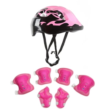 matoen 7Pcs/Set Children's Skating Protective Gear Children Kids Helmet Knee