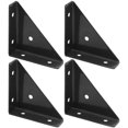 thumbnail image 1 of KAKOWELY 4 Pcs Équerres d'Angle Triangulaires Robustes Équerres d'Angle Équerres d'Angle d'Articulation,3.62"X2.6"X0.79 Pouces, 1 of 5