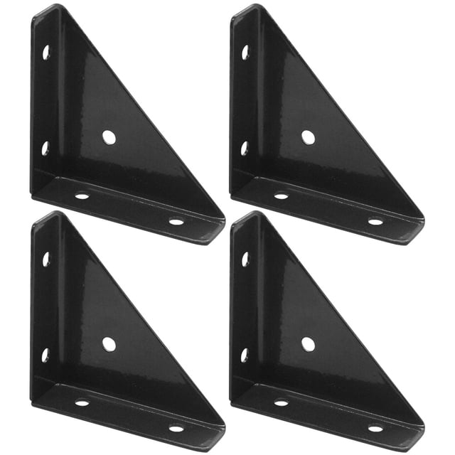 KAKOWELY 4 Pcs Équerres d'Angle Triangulaires Robustes Équerres d'Angle Équerres d'Angle d'Articulation,3.62"X2.6"X0.79 Pouces