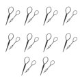 thumbnail image 3 of 20Pcs Ponytail Maker Styling Tool Plastic Hair Braiding Hair Tail Tool Hair Tail Loop Tool Hair Braid Hair Styling Accessories Small + Large, 3 of 9