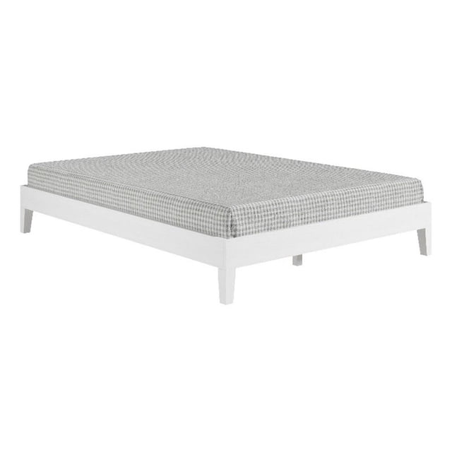 Steve Silver Nix Queen White Wood Platform Bed