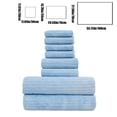 thumbnail image 3 of Eight Pieces Of Velvet Towel Towel Bath Towel Plain Household Bath Wash Face Wipe Dry Absorbent Soft Household Set, 3 of 6