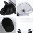 thumbnail image 2 of MasteelfCA Elephant Shaped Plastic Storage Box Clear Storage Container Organizer Cosmetics Box Sundries Storage Case with Lid Black, 2 of 8