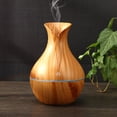 thumbnail image 2 of Cool Mist Humidifier, Wood Grain Portable Ultrasonic Aromatherapy Diffuser Cool Mist Humidifier with 7 Color LED Lights for Office Home Room Study Yoga Spa, 2 of 6