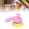 thumbnail image 4 of Pet Shower Head, Universal Comfortable 2 Modes Multifunctional Soft Brush Teeth Dog Shower Head Brush Easy To Clean  For Dogs For Cleaning Orange,Rose,Pink,Yellow, 4 of 8