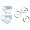 thumbnail image 2 of MYG Raccord de Tuyau d'Échappement de Climatiseur 5,9 Pouces Connecteur de Tube d'Unité AC Rond Accessoires de Climatisation Mobiles Compatibles avec pour Haier Climatiseurs Portatifs (1# 150MM), 2 of 4