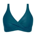 thumbnail image 1 of MIASHUI Plus Size Swimwear Tops for Women with Underwire Full Coverage and Adjustable Tie Back Design Navy,XS, 1 of 6