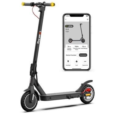 5TH WHEEL Electric Scooter for Adults - 350W Motor, 32km Range, 28km/h, Turn Signals, Dual Brakes & App Control - 8.5" Tires, Foldable Commuter (Lightweight)