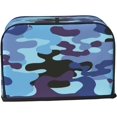 thumbnail image 2 of Toaster Cover 2 Slice Camouflage Dustproof Bread Maker Cover Fingerprint Bakeware Protection Wide Slot Toaster Bag Reusable Kitchen Small Appliance Cover TC278, 2 of 6