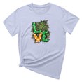 thumbnail image 4 of T-shirt de la Saint-Patrick pour Femmes Mode Col Rond Imprimé Manches Courtes T-shirt Décontracté Ample Hauts T-Shirts de la Saint-Patrick pour Femmes, 4 of 6
