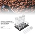 thumbnail image 3 of 6Pcs Transparent Glass Coffee Bean Display Tube Storage Tubes Set, Airtight Sealing, Display Stand, High Borosilicate Glass, DIY Home Decoration, for Shop Displays, 3 of 7