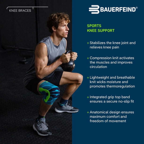 Bauerfeind Sports Knee Support - Knee Brace for Pain Relief and