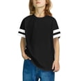 thumbnail image 3 of RXIRUCGD 2025 Vêtements d'Été pour Enfants, T-shirt à Rayures pour Garçons et Filles, Mode Mignon, Col Rond, Manches Courtes, 3 of 7