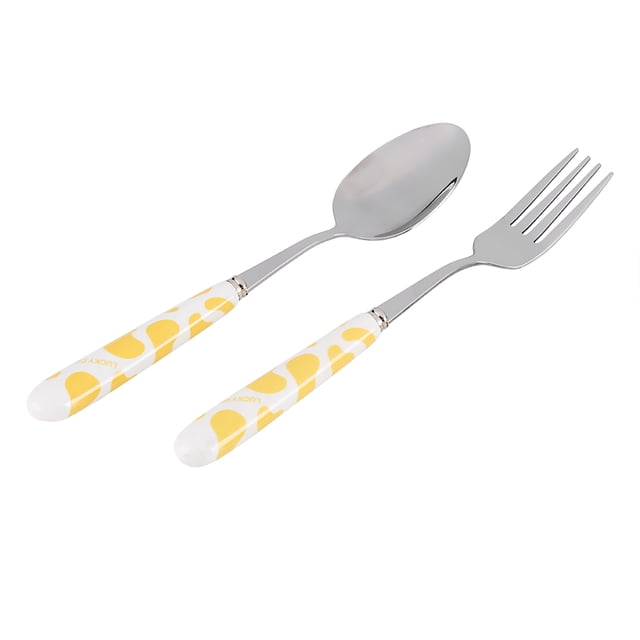 Baby Cutlery, Asixx 2 PCS Stainless Steel Fork And Spoon With Box For Kids Flatware Tableware