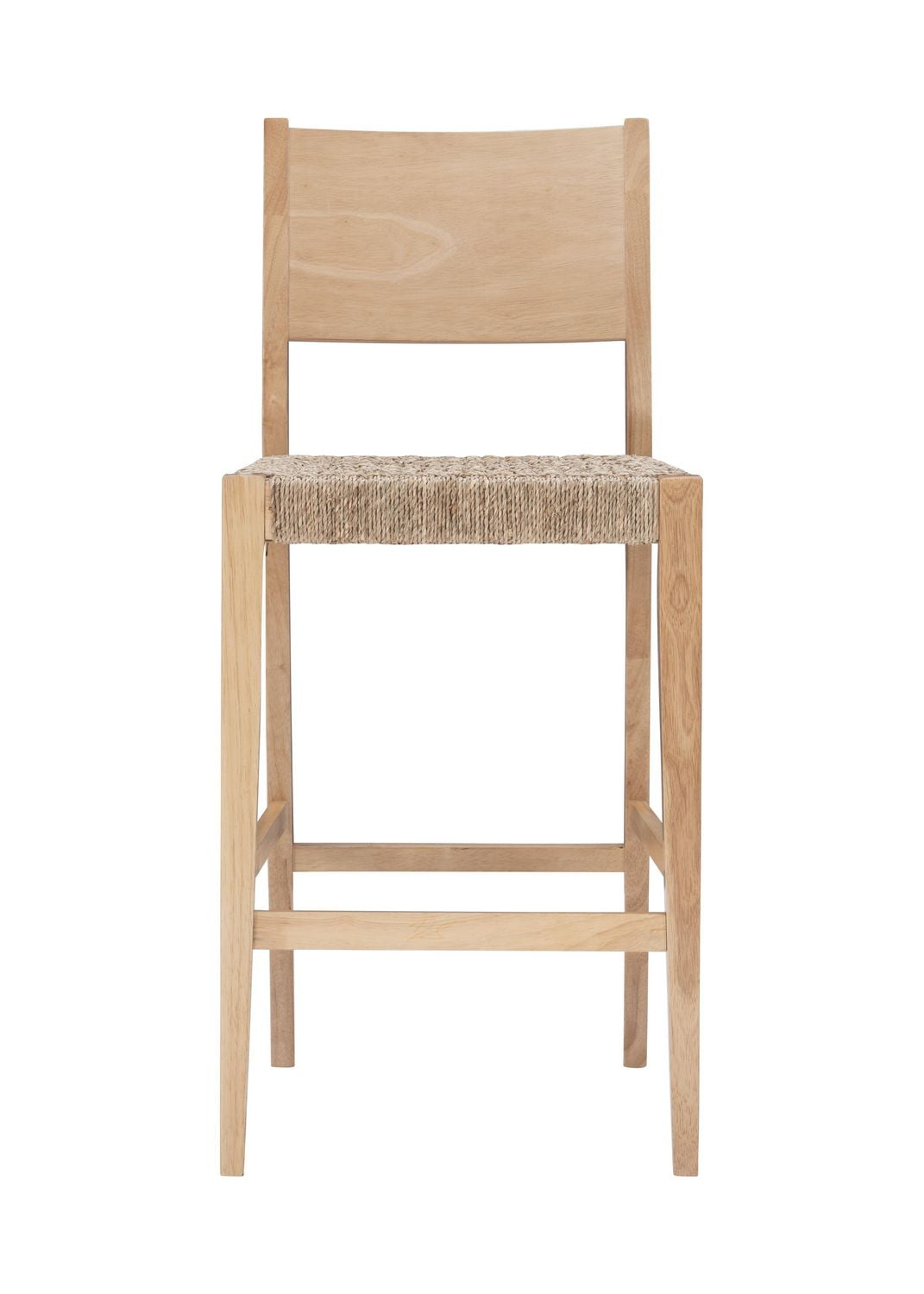 Tabouret de bar Parisi, Naturel (Lot de 2)