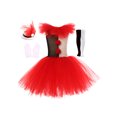 thumbnail image 1 of SUNSIOM Costumes d'Halloween pour Filles, Robe de Cosplay en Tulle, Chapeau, Gants, Bas, Ensemble de Fête, 1 of 9