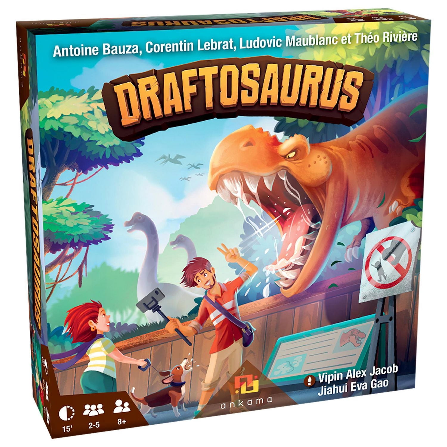 Ankama Draftosaurus - French Board Game for Children 8+