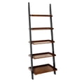 thumbnail image 1 of Convenience Concepts French Country Bookshelf Ladder in Dark Brown Walnut Wood, 1 of 7