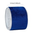 thumbnail image 2 of zanvin Home Decor Velvet Wired Ribbon Velvet Ribbon for Gift Wrapping,2.5Inch, 2 of 6