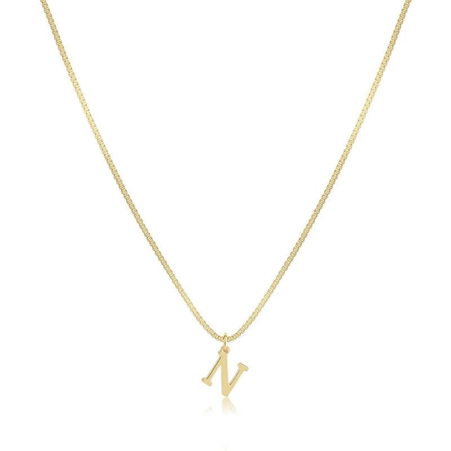 RXIRUCGD Add A Of To Your Everyday Look With This Initial Necklace Initial Dainty Necklace For Women
