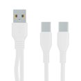 thumbnail image 4 of Double Head USB C Cable 2 in 1 Type C Charger Cable Short Dual USB C Cable Fast Charging Multi Charging Cable, Charging and Data Transmission, 4 of 8