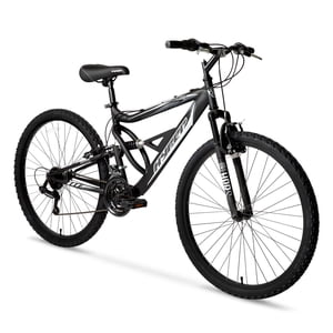 Hyper Bicycles Men's 27.5" Shocker Mountain Bike, Black