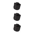 thumbnail image 2 of QualitChoice Simple Design Solid Color False Collar Formal Fashion Chiffon Fake Half Shirt Decorative Detachable Lapel Clothing Decor Black Point 3PCS, 2 of 6