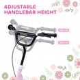 thumbnail image 4 of HOMCOM Adjustable Kids Pro Stunt Scooter Street Bike Bicycle Ride On, Pink, 4 of 10