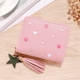 thumbnail image 5 of Cartoon PU Leather Cosmetic Pouch Wallet for Girls Kids Mini Card Holder, 5 of 5