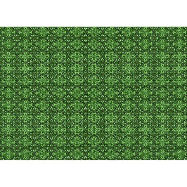 Ahgly Tapis Rectangulaire Lavable en Machine Intérieur Vert Émeraude Profond, 5 Pieds x 8 Pieds
