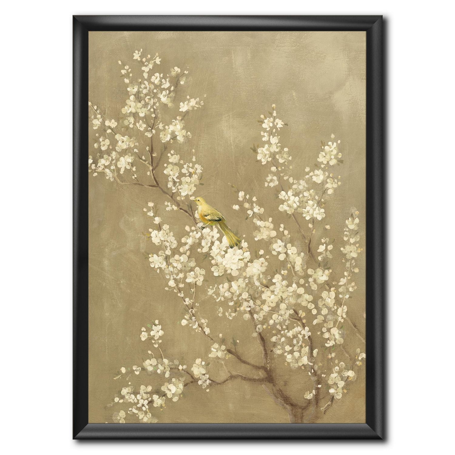 Designart Fleur de cerisier blanc III Art mural encadr