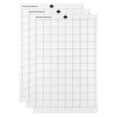 thumbnail image 1 of Eccomum Replacement Cutting Mat Transparent Adhesive Cricut Mat Mat with Measuring Grid 8 by 12-Inch for Silhouette Cameo Cricut Explore Plotter Machine 3PCS, 1 of 7