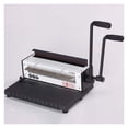 thumbnail image 3 of Double Coil Iron Ring A4 Binding Machine 34 Holes Full Drawing Knife Calendar Document Album Punching Machine ,Pinpoint Punching, 3 of 3