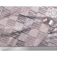 thumbnail image 2 of Soimoi Pink Georgette Viscose Fabric Geometric African Decor Fabric Printed Yard 42 Inch Wide, 2 of 3