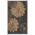 thumbnail image 1 of Tapis d'Extérieur Réversible Imperméable – Tapis de Patio en Paille Plastique Durable, Résistant aux UV, Facile à Nettoyer, Léger et Pliable, Parfait pour le Camping, le Jardin, la Terrasse, le Porche et le VR – 9x12 Pieds, Noir Brun, É.-U., 1 of 8