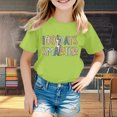thumbnail image 2 of Pyjamas pour Filles Taille 12 Shorts Camisole pour Tout-Petits Mode Décontractée Imprimé Col Rond Manches Courtes T-Shirt Haut, 2 of 4