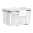 thumbnail image 1 of YIMWNYI Clear Airtight Food Storage Container, Plastic Canisters, Kitchen Pantry Organization, Leak-Proof Storage, Ideal for Flour, Rice, Snacks, Easy to Clean, Food Safe, BPA-Free, 1 of 6