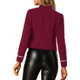 thumbnail image 3 of INSPIRE CHIC Women's 1960 Vintage Steampunk Open Front Button Decor Casual Jacket, 3 of 6