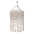 thumbnail image 3 of Abat-jour Boho Macramé Abat-Jour Suspendu de Remplacement Bricolage Luminaire à Main B, 3 of 9