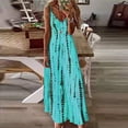 thumbnail image 5 of Birdeem Womens Spring and Summer Solid Slim Fit V-Neck Racerback Tank Top Wrapped Hip Casual Dress, 5 of 5