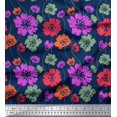 thumbnail image 1 of Soimoi Velvet Fabric Artistic Floral Decor Fabric Printed Yard 58 Inch Wide, 1 of 3