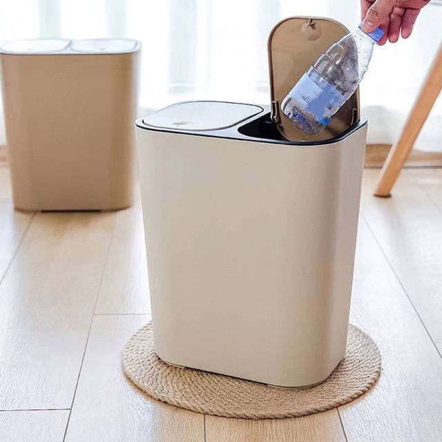 Garbage And Recycle Can Pantry Waste Beige Small Kitchen Bags Strong Bags Mini Bag Small Bag with Drawstring Recyclable Bags Kitchen Small Bags with Handle Large Bag Toilet Bags Leaf Bags Holder Large