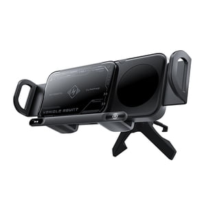 Chargeur de voiture sans fil, 2 en 1 Support de téléphone rotatif automatique, 15W Chargeur automatique de charge rapide Chargeur de voiture Support de téléphone cellulaire Vent de montage pour la plupart des téléphones A9H8