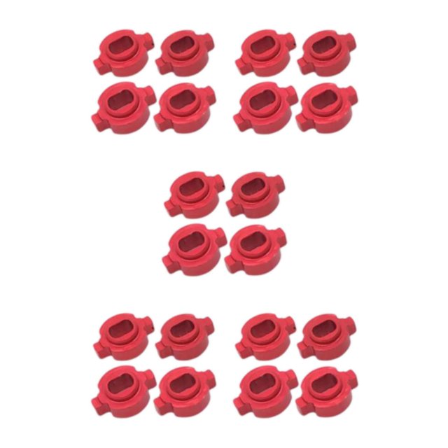 Baohd Lot Premium de 4 Adaptateurs de Conversion pour Voiture RC Zero-Z 1/28 Remplacement Rouge Diamètre Intérieur 2x3mm 5Set