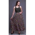 thumbnail image 3 of Bimba Jupes Maxi Imprimées Femmes Style Bohème Gitane Longue Jupe en Coton, 3 of 5