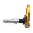 thumbnail image 2 of CIMAXIC Aluminum European Model Car Auto Racing Front Bar Tow Hook Towing Trailer Ring Car Accessories for Universal (Gold),7.28"X2.91"X1.38", 2 of 4