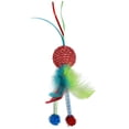 thumbnail image 4 of Vibrant Life Mesh Feather Ball, Cat Toy, Assorted Colors, 1 PK, 4 of 9